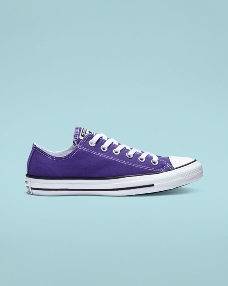 Tenis Converse Chuck Taylor All Star Classicos Cano Baixo Masculino Roxo | PT X04P790